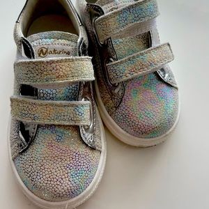 Cute baby sneakers by Naturino. Like brand new and very comfy.